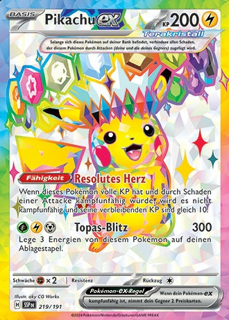 Pokémon Stürmische Funken - Display