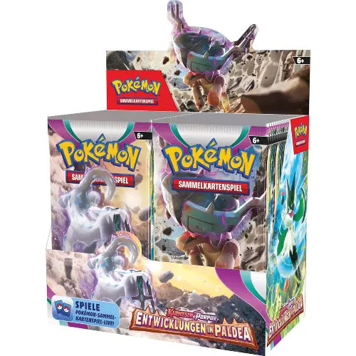 Pokémon Entwicklungen in Paldea - Display