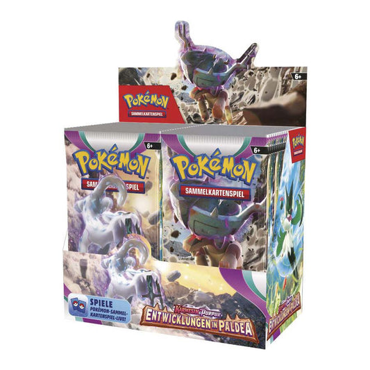 Pokémon Entwicklungen in Paldea - Display